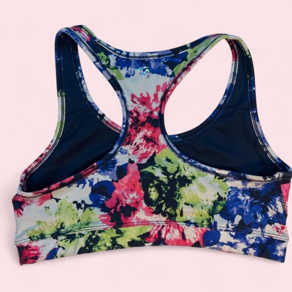 GapFit Multicolor Sports Bra Size Medium - Picture 2 of 6